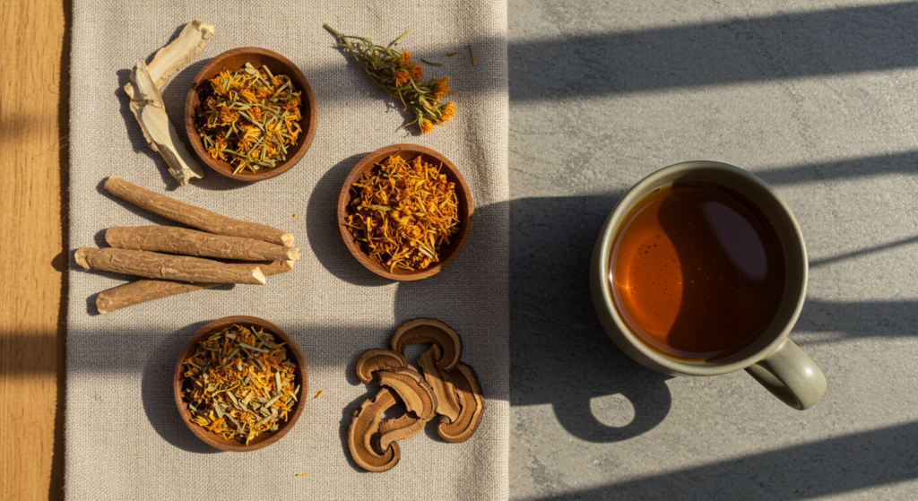 How Adaptogens Support Your Body's Natural Stress Response: Science-Backed Herbs for Calm