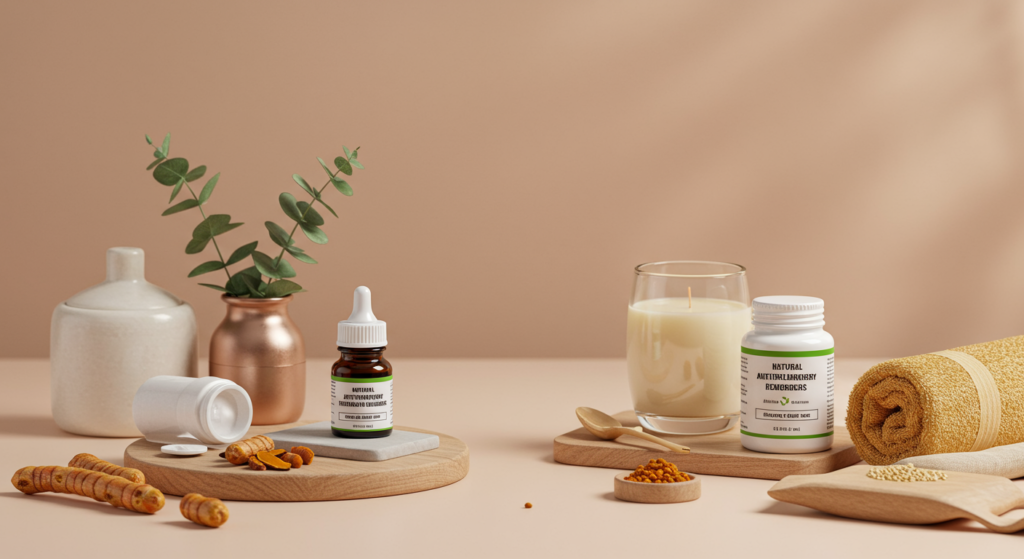 Natural Anti-Inflammatory Remedies: Menthol, Eucalyptus & Curcumin