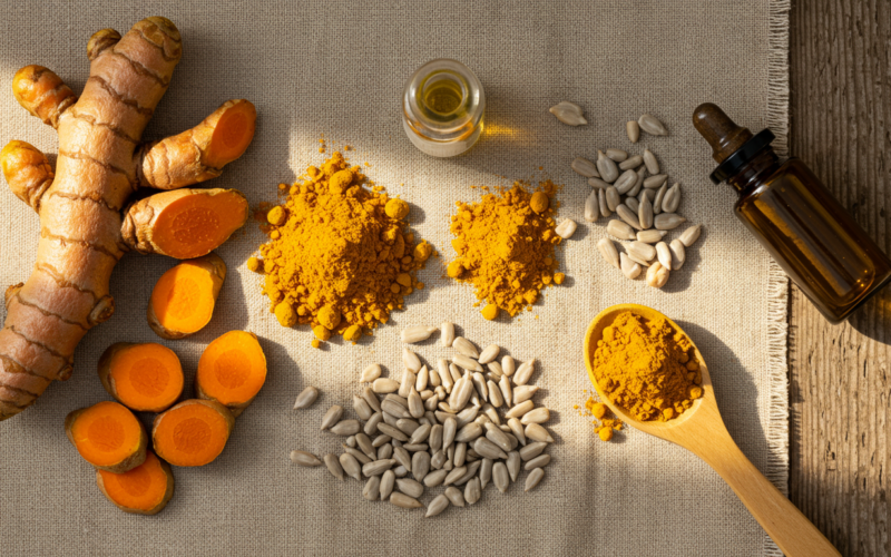 Beyond Pills: How Natural Ingredients Like Curcumin and B6 Support Calm Wellness